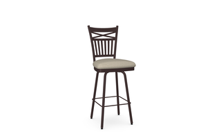 GARDEN BAR HEIGHT UPHOLSTERED SEAT AND METAL BACKREST Garden 41488-30 AMISCO