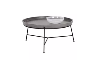 remy coffee table - black - grey remy 101621 sunpan