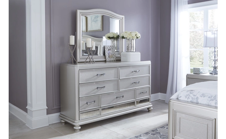 Coralayne BEDROOM MIRROR ASHLEY Silver B650-136