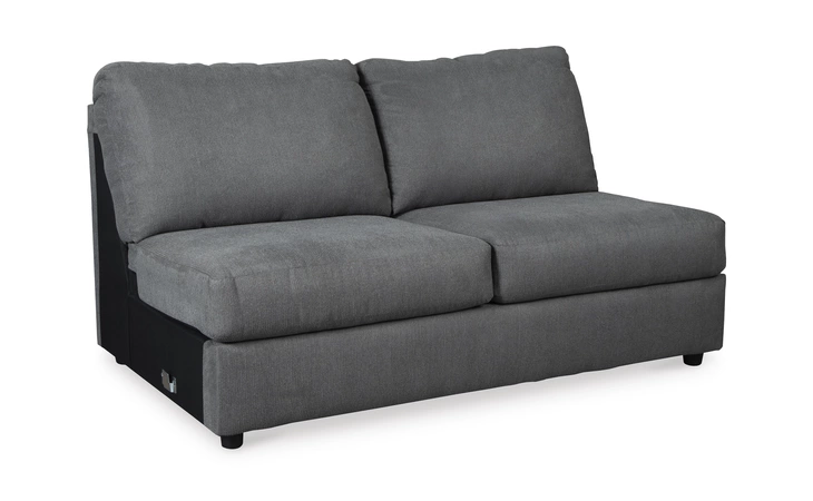 Jayceon ARMLESS LOVESEAT ASHLEY Steel 6490234