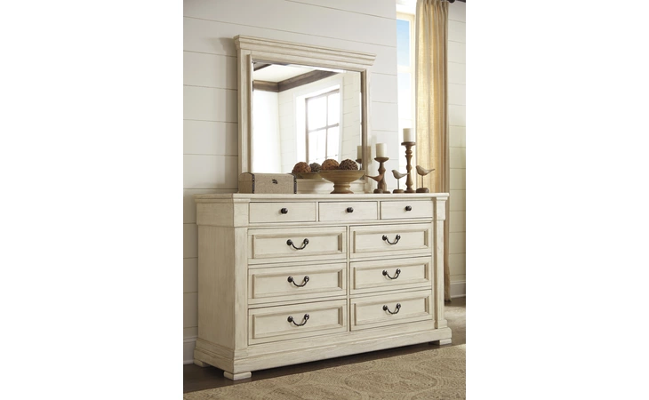 Bolanburg BEDROOM MIRROR ASHLEY Antique White B647-36