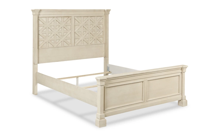 Bolanburg QUEEN PANEL HEADBOARD ASHLEY Antique White B647-57