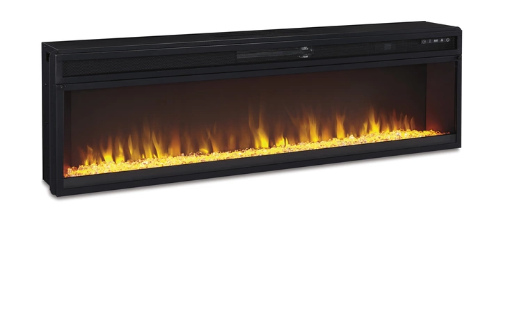 Entertainment Accessories WIDE FIREPLACE INSERT ASHLEY Black W100-22
