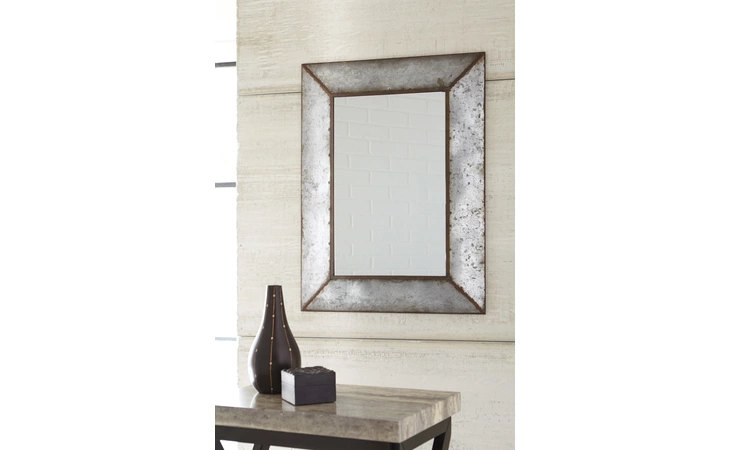 O'Tallay ACCENT MIRROR ASHLEY Antique Gray A8010020