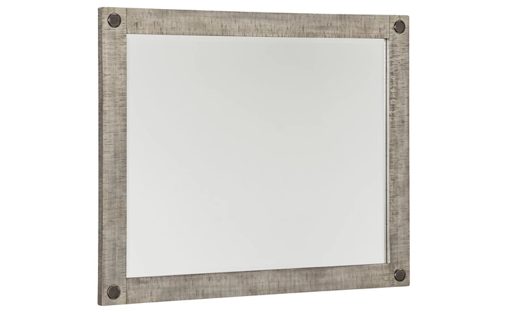 Naydell BEDROOM MIRROR ASHLEY FURNITURE Rustic Gray B639-36
