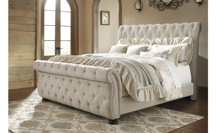 Willenburg KING/CAL KING UPH FOOTBOARD ASHLEY Dark Brown B643-76