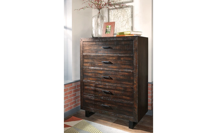 B721-46  FIVE DRAWER CHEST PARLONE