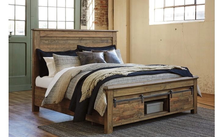 Sommerford KING/CAL KING PANEL HEADBOARD ASHLEY Brown B775-78