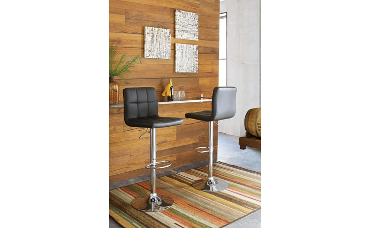 Bellatier TALL UPH SWIVEL BARSTOOL(2/CN) ASHLEY Multi D120-130