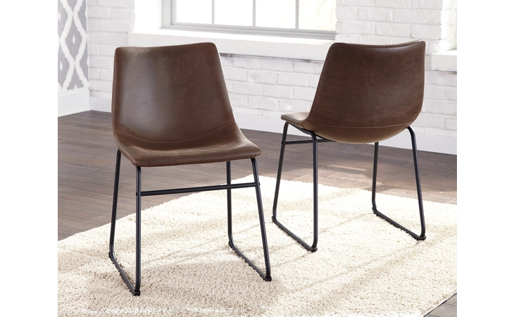 Centiar DINING UPH SIDE CHAIR (2/CN) ASHLEY Two-tone Brown D372-01