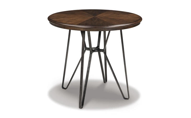 Centiar ROUND DRM COUNTER TABLE ASHLEY Two-tone Brown D372-13