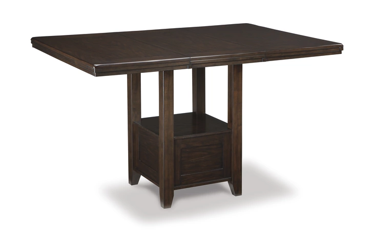Haddigan RECT DRM COUNTER EXT TABLE ASHLEY Dark Brown D596-42