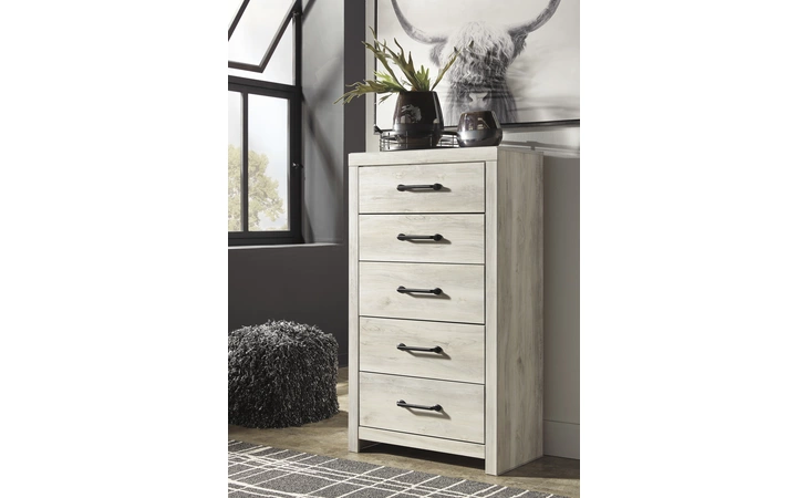 Cambeck FIVE DRAWER CHEST/CAMBECK ASHLEY Whitewash B192-46