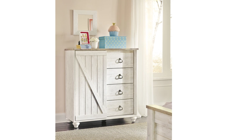 Willowton DRESSING CHEST ASHLEY Whitewash B267-48