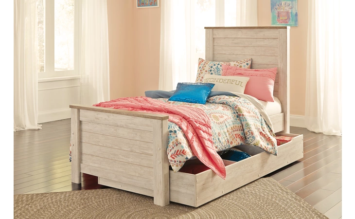 Willowton UNDER BED STORAGE/WILLOWTON ASHLEY Whitewash B267-60