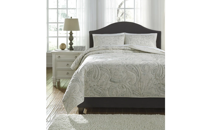 Q275003Q DARCILA QUEEN COVERLET SET DARCILA