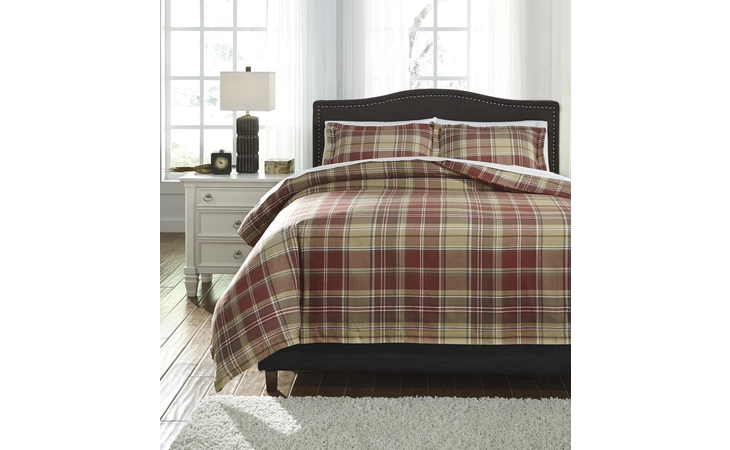 DANAIL - RED/GOLD/GREEN KING DUVET COVER SET DANAIL ASHLEY Danail Q278003K