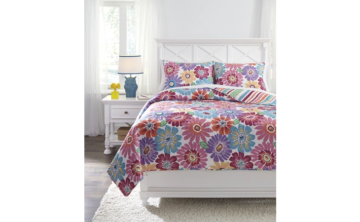 ALEXEI FULL QUILT SET ALEXEI MULTI ASHLEY  Q345003F