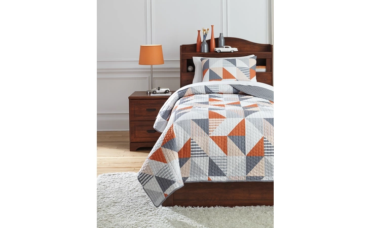 Layne TWIN COVERLET SET ASHLEY Twin Coverlet Set Q408001T