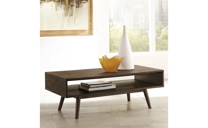Kisper RECTANGULAR COFFEE TABLE ASHLEY Dark Brown T802-1