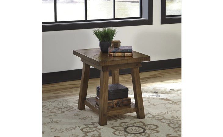 T863-3  RECTANGULAR END TABLE DONDIE