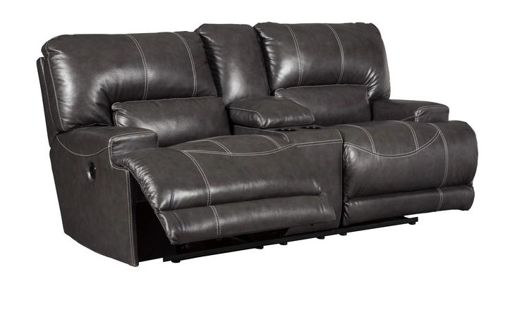 McCaskill DBL REC PWR LOVESEAT W/CONSOLE ASHLEY Gray U6090096