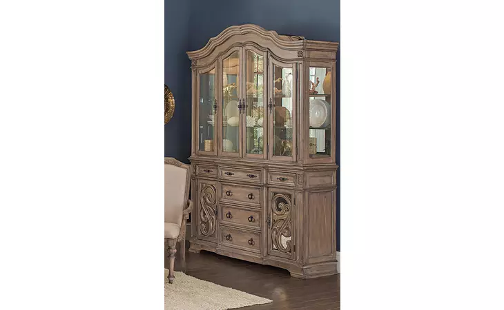 122214H  ILANA TRADITIONAL CHINA CABINET