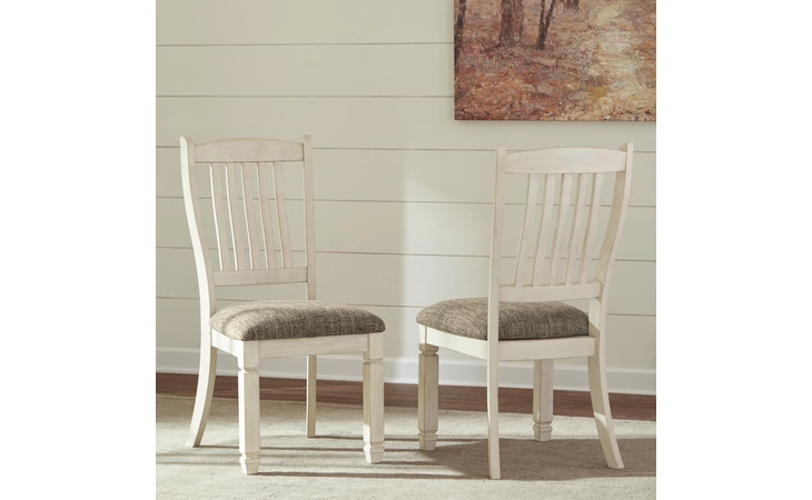 Bolanburg DINING UPH SIDE CHAIR (2/CN) ASHLEY Antique White D647-01