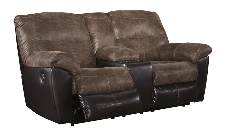 Follett DBL REC LOVESEAT W/CONSOLE ASHLEY FURNITURE DBL Rec Loveseat w/Console 6520294