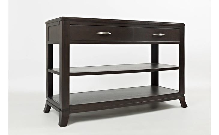 MULHOLLAND DRIVE COLLECTION SOFA/MEDIA TABLE W/2 DRAWERS, 2 SHELVES MULHOLLAND DRIVE COLLECTION JOFRAN  1687-4