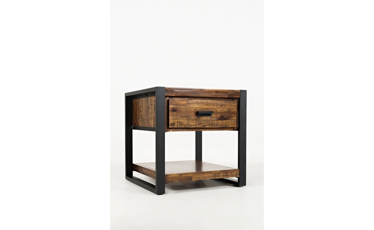 LOFTWORKS COLLECTION END TABLE W/DRAWER, SHELF LOFTWORKS COLLECTION JOFRAN  1690-6