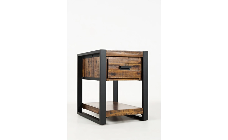 LOFTWORKS COLLECTION CHAIRSIDE TABLE W/DRAWER, SHELF LOFTWORKS COLLECTION JOFRAN  1690-7