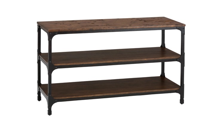 785-4 URBAN NATURE PINE FINISH SOFA COFFEE TABLE W/2 SHELVES URBAN NATURE PINE FINISH