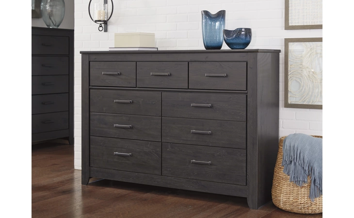 Brinxton SEVEN DRAWER DRESSER ASHLEY Charcoal B249-31