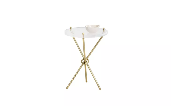CHER CHER SIDE TABLE - BRASS SUNPAN  101707
