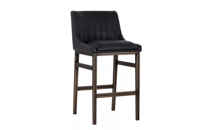 HALDEN HALDEN BARSTOOL - VINTAGE BLACK SUNPAN  101743
