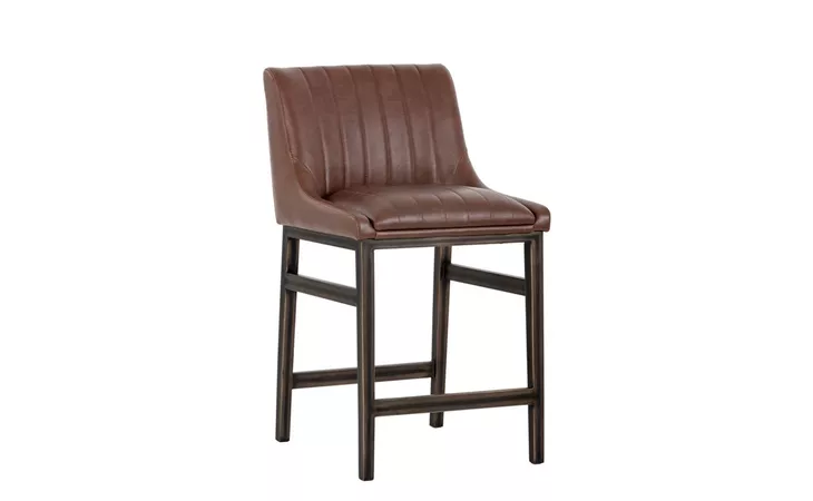 HALDEN HALDEN COUNTER STOOL - VINTAGE COGNAC SUNPAN FURNITURE  101745