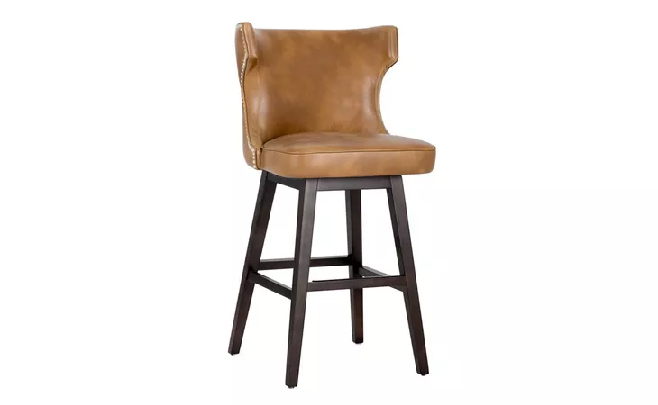 NEVILLE NEVILLE SWIVEL BARSTOOL - TOBACCO TAN SUNPAN  101949
