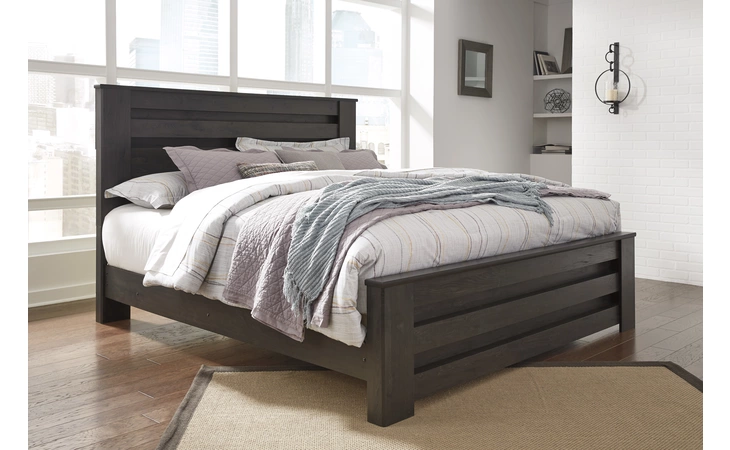 Brinxton KING PANEL FOOTBOARD ASHLEY Charcoal B249-66