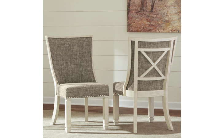 Bolanburg DINING UPH SIDE CHAIR (2/CN) ASHLEY Antique White D647-02