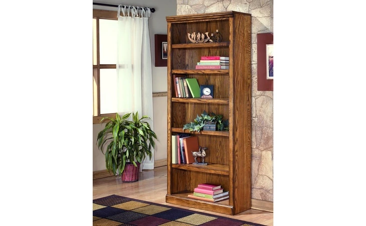 H430-17  LARGE BOOKCASE-HOME OFFICE-HOLFIELD