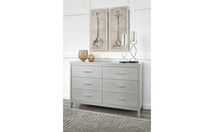Olivet DRESSER ASHLEY FURNITURE Silver B560-31
