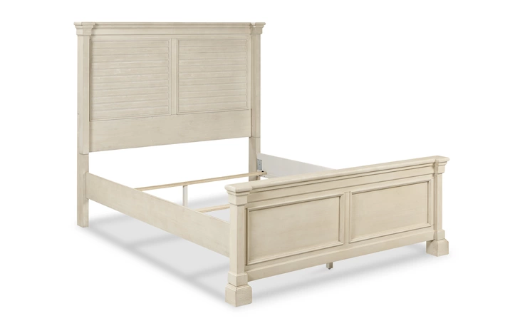 Bolanburg QUEEN LOUVERED HEADBOARD ASHLEY Antique White B647-77