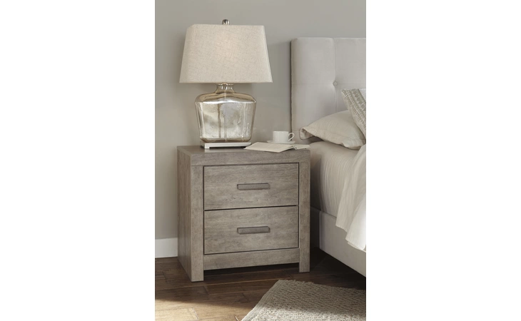 Culverbach TWO DRAWER NIGHT STAND ASHLEY Gray B070-92
