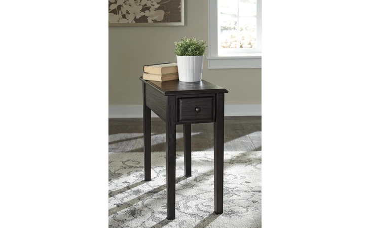 SOLID WOOD CHAIR SIDE END TABLE ASHLEY  T900-636