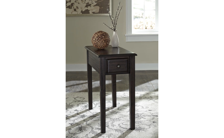 T900-657 SOLID WOOD CHAIR SIDE END TABLE