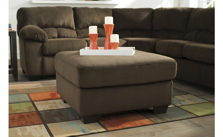 9540308 Dailey - Chocolate OVERSIZED ACCENT OTTOMAN