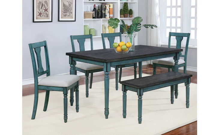 16D8214  WILLOW 6PC DINING SET