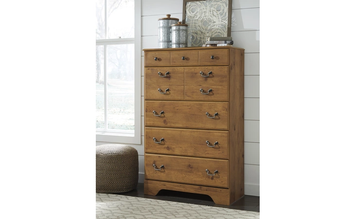 Bittersweet FIVE DRAWER CHEST ASHLEY Light Brown B219-46