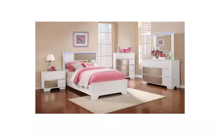 400861F  FULL BED (BLANCO & STERLING)